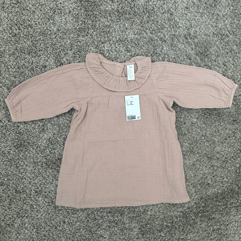 NWT H&M Baby Girl Long Sleeve Dress